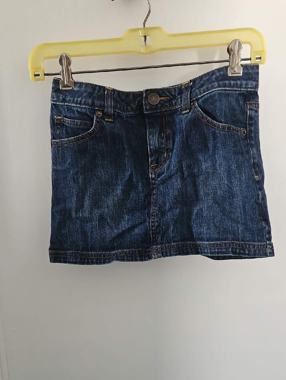 Cherokee Size 10/12 Classic Dark Blue Denim Skirt